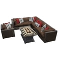 thumbnail image 1 of Rustico 8 Piece Outdoor Wicker Patio Furniture Set 08e, 1 of 7