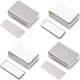 thumbnail image 1 of Magnetic Cabinet Lock Self Adhesive Jiayi 4 Pack Magnetic Door Catch Strong Cabinet Door Magnet Latch Stainless Steel Magnetic Latch for Kitchen, 1 of 5