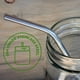 thumbnail image 4 of Pajitas cortas y finas de acero inoxidable dobladas para copas de cóctel, niños, tazas pequeñas, 4 of 6