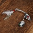 thumbnail image 4 of Señuelo de pesca con anzuelo de plumas, cebo de pesca con plumas giratorio de aleación de zinc, señuelo de pesca de construcción robusta, 4 of 9