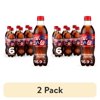 (2 pack) Coca-Cola Soda Pop Bottles, 16.9 fl oz, 6 Pack
