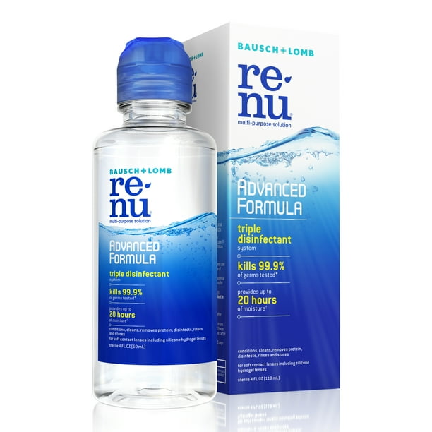 Renu Contact Lens Solution, Advanced Formula Triple Disinfectant