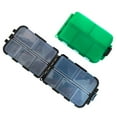 thumbnail image 4 of SIEYIO 10 Grid Compartment Organizers Container Waterproof Fish Lures Box Tackle Case, 4 of 15