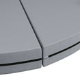 thumbnail image 6 of Soozier Pole Dance Crash Mat, Foldable Pole Padding with Carrying Handles, Gray, 6 of 9