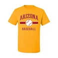 thumbnail image 2 of Wild Bobby City of Arizona Baseball Fantasy Fan Sports Men's T-Shirt, Gold, Large, 2 of 6