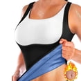 thumbnail image 2 of QSAWXQZ Women's Waist Trainer Tank Sleeveless Compression Sauna Tank Top Shapewear Smooth Under Clothes S, 2 of 5