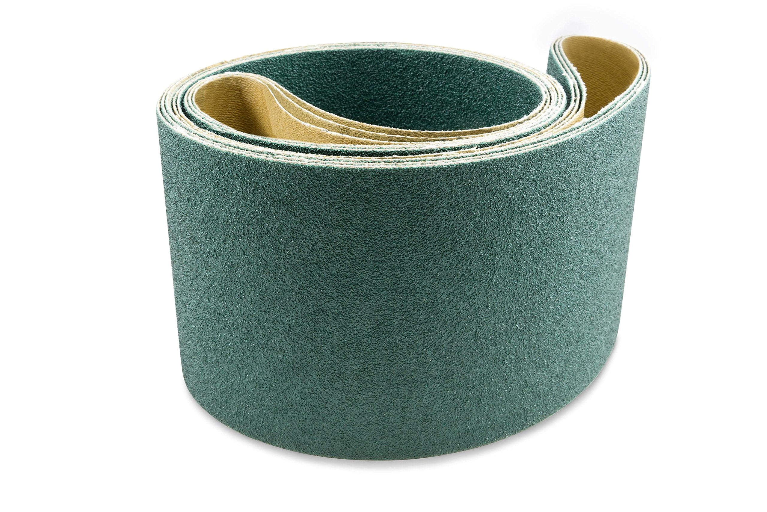 4 X 36 Inch Metal Grinding Zirconia Sanding Belts, 3 Pack by Red Label Abrasives