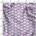 thumbnail image 2 of Soimoi Purple Fabric - By the Yard - 42 Inch Wide - Elephant Animal Print Fabric - Exotic Designs for Apparel and Home Decor Printed Fabric, 2 of 6