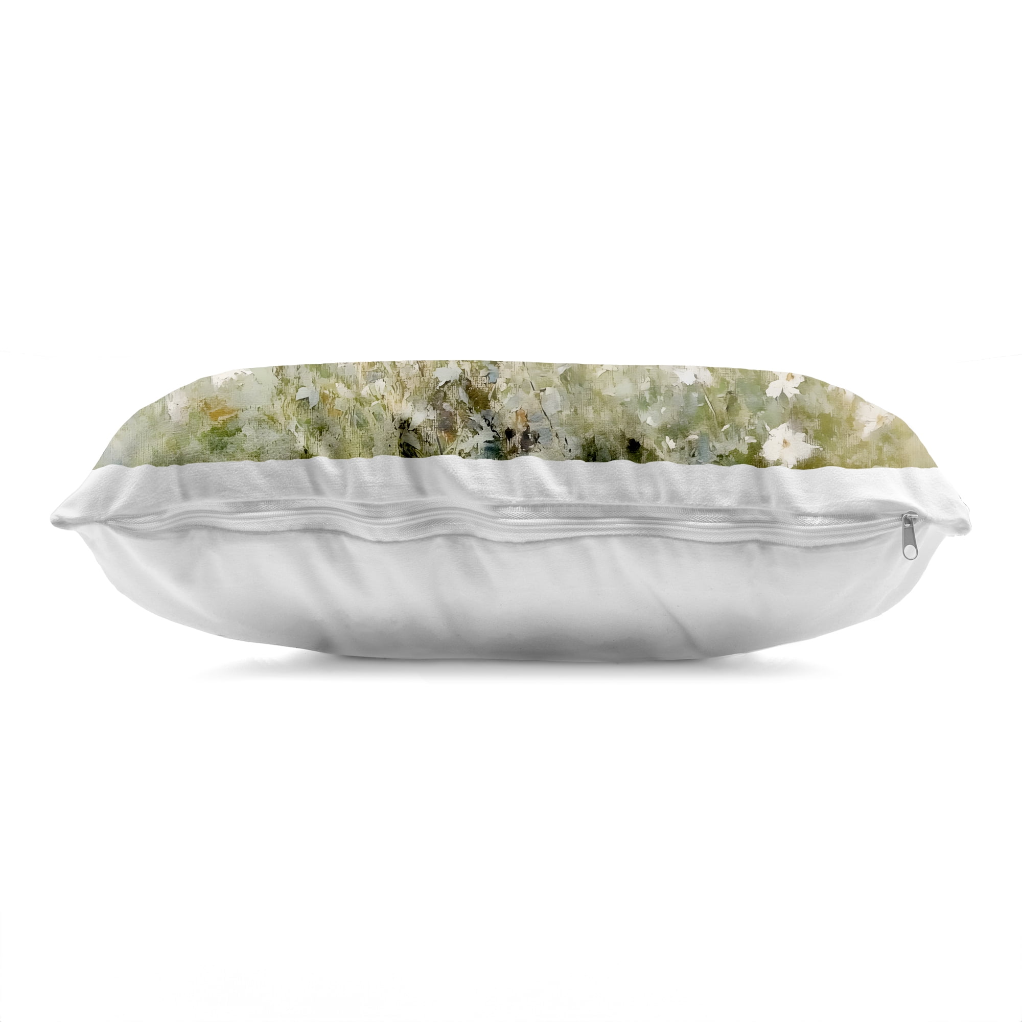 Stupell Industries Neutral Wildflower Field in Bloom Decorative Printed Throw Pillow, design by LSR Design Studio, 14 x 7 x 20