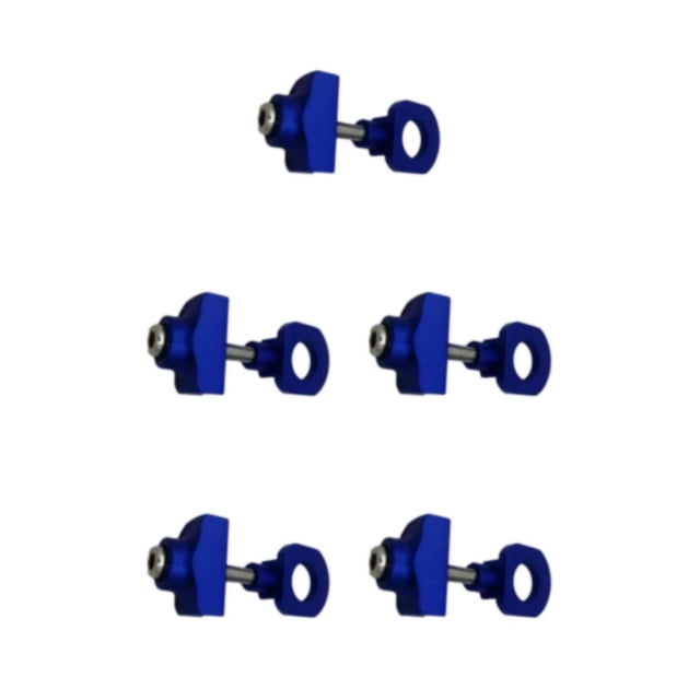 Destyer Premium Bicycle Chain Tension Adjuster Stylish Easy Installation Wide blue 5Set