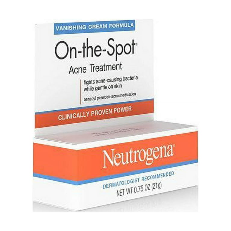 Neutrogena On-The-Spot Acne Treatment Vanishing Cream Formula 0.75