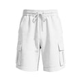 thumbnail image 5 of Nestiefly Mens Linen Cargo Shorts Summer Casual Loose Elastic Waist Drawstring Lightweight Beach Vacation Shorts with Pockets White 3XL, 5 of 9