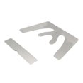 thumbnail image 3 of OUNONA 2pcs Silver Tooth Guard Grinding Stainless Steel Plane for Procedures, 3 of 8