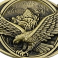 thumbnail image 4 of Vintage Men Western Cowboy Men‘s Leather Belt Buckle Metal Eagle Pattern, 4 of 5
