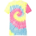 thumbnail image 2 of Koloa Surf Co. Ladies Colorful Tie-Dye V-Neck Tees Neon Rainbow L, 2 of 2
