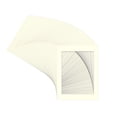 thumbnail image 3 of Cream Linen Picture Frame Mat for 15x30 Frames - Fits 10x24 Photos - 50 Mats, 3 of 7