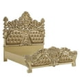 thumbnail image 2 of Acme Seville Eastern King Bed Synthetic Leather & Gold, 2 of 6