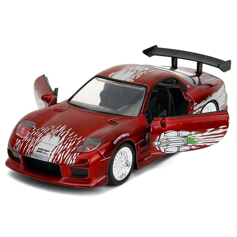 佳*様 Mazda RX-7 (FD3S 2001) ミニカー Dom's Mazda RX-7 Candy Red with Graphics 