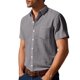 thumbnail image 1 of pstuiky camisetas de hombre, Camisa de verano elástica informal holgada con media cremallera y solapa de manga corta para hombre camisas casuales para hombre xl, 1 of 9