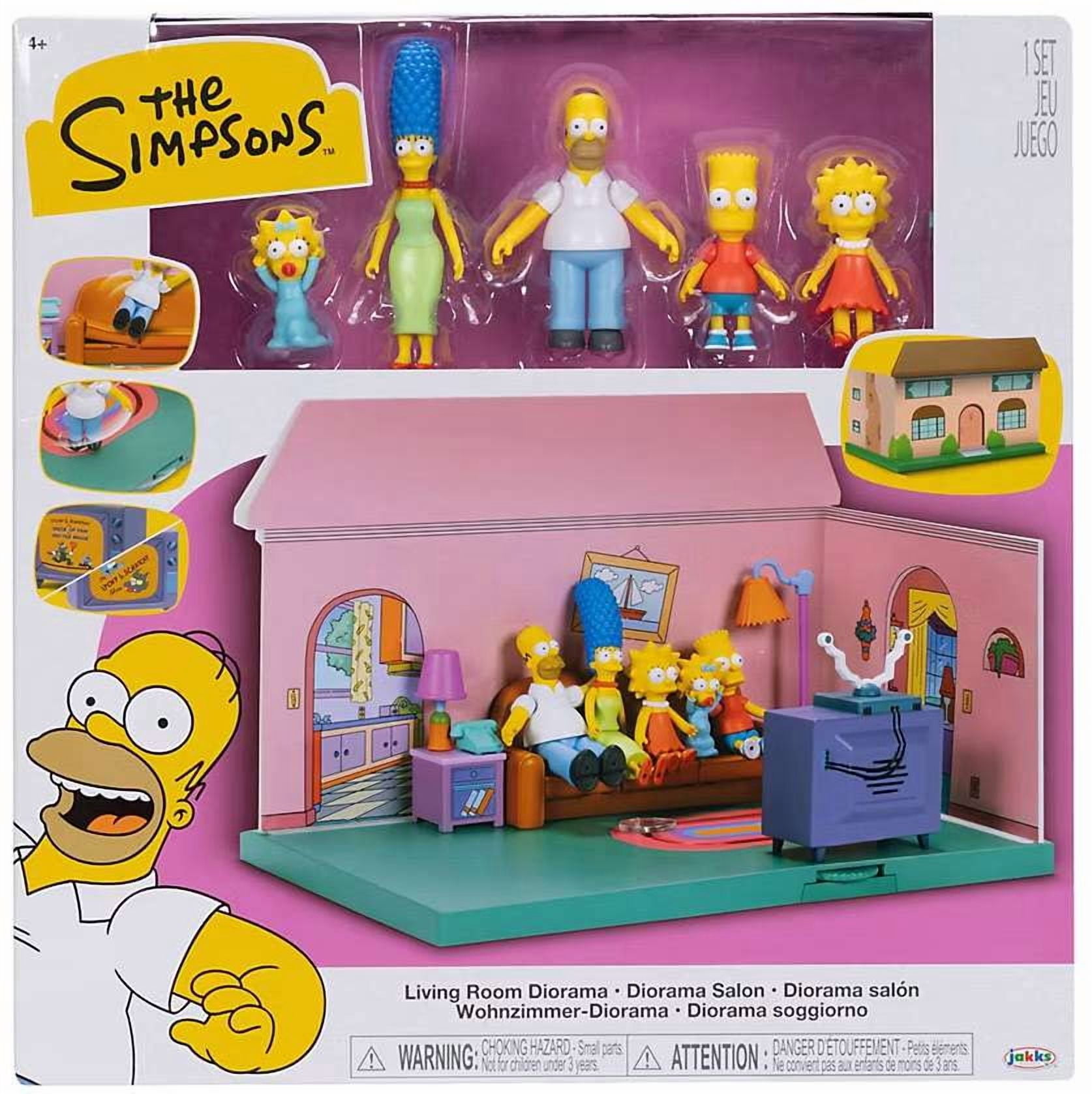 McFarlane The Simpsons Deluxe Boxed Sets Family Couch Gag Action