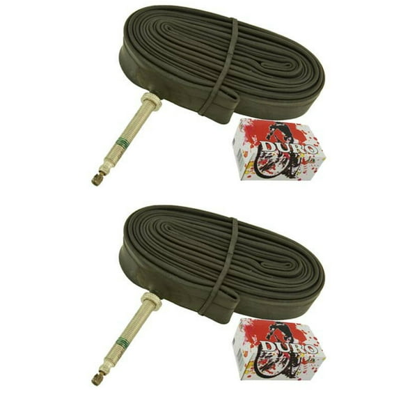 2 Duro Tubes 700 x 20c/23c 52mm Standard Presta Valve. Set of Tube. Pair of Tubes. Two Tubes. 700c bicycle tube, 700c bike tube, track bike tube, fixie bike tube