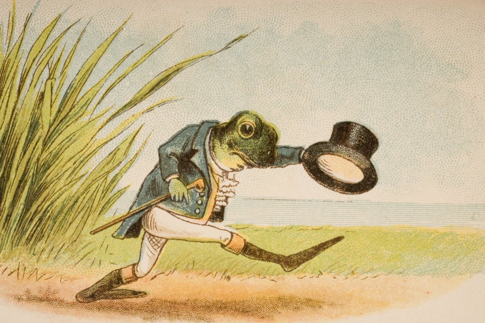 The Frog Who Would A Wooing Go From Old Mother Gooses Rhymes And Tales Illustrated By Constance Haslewood Published By Frederick Warne & Co London And New York Circa 1890S Chromolithography By Emrik &