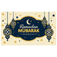 thumbnail image 2 of Ramadan Mubarak Lanterns Moon Stars Banner Celebration Decor Background Party Supplies Backdrop Ramadan Kareem Event Decorations Festive Props, 2 of 7