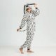 thumbnail image 3 of Pijamas de animales de vaca Kigurumi Unisex, monos con capucha de franela, ropa de dormir con cremallera, Cosplay de fiesta de Anime para hombres y mujeres, 3 of 5