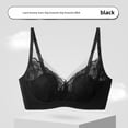 thumbnail image 1 of Ropa interior ultrafina de verano con orejas de conejo sin dejar huellas para mujer, pecho grande, encaje sexy pequeño, sujetador de copa de cristal de látex transpirable, 1 of 4