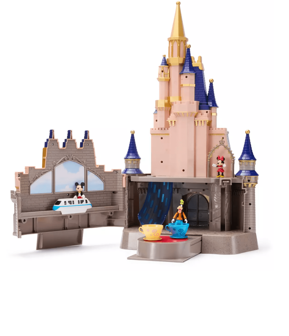 Disney Parks WDW Mickey Minnie Goofy Cinderella Castle Play Set
