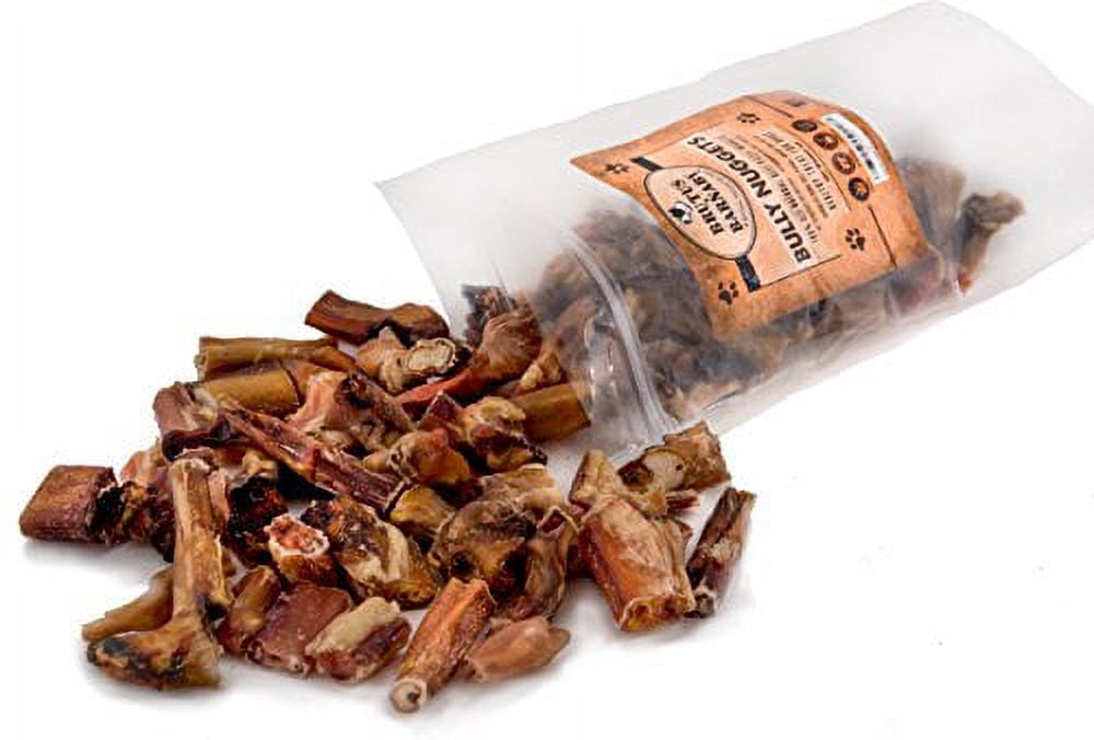 Brutus & Barnaby Bully Nuggets Dog Treat All-Natural & Grain Free Bully Sticks for Dogs, 1 lb