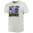 thumbnail image 2 of Men's Homage Carlos Correa & Byron Buxton Gray Minnesota Twins MLB Jam Tri-Blend T-Shirt, 2 of 3