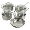 thumbnail image 4 of Martha Stewart 10-Piece Stainless Steel Cookware Set, 4 of 9