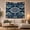 Center Diamond, variant on Geometric Diamond Pattern on Symmetrical Banded Background, Calming Boho for Native Art Lovers, Southwestern Wall Decor, Housewarming Gift Tapestry Wall Hanging for Bedroom and Living Room