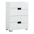 thumbnail image 2 of 44" Superb White High Gloss Chest, 2 of 2