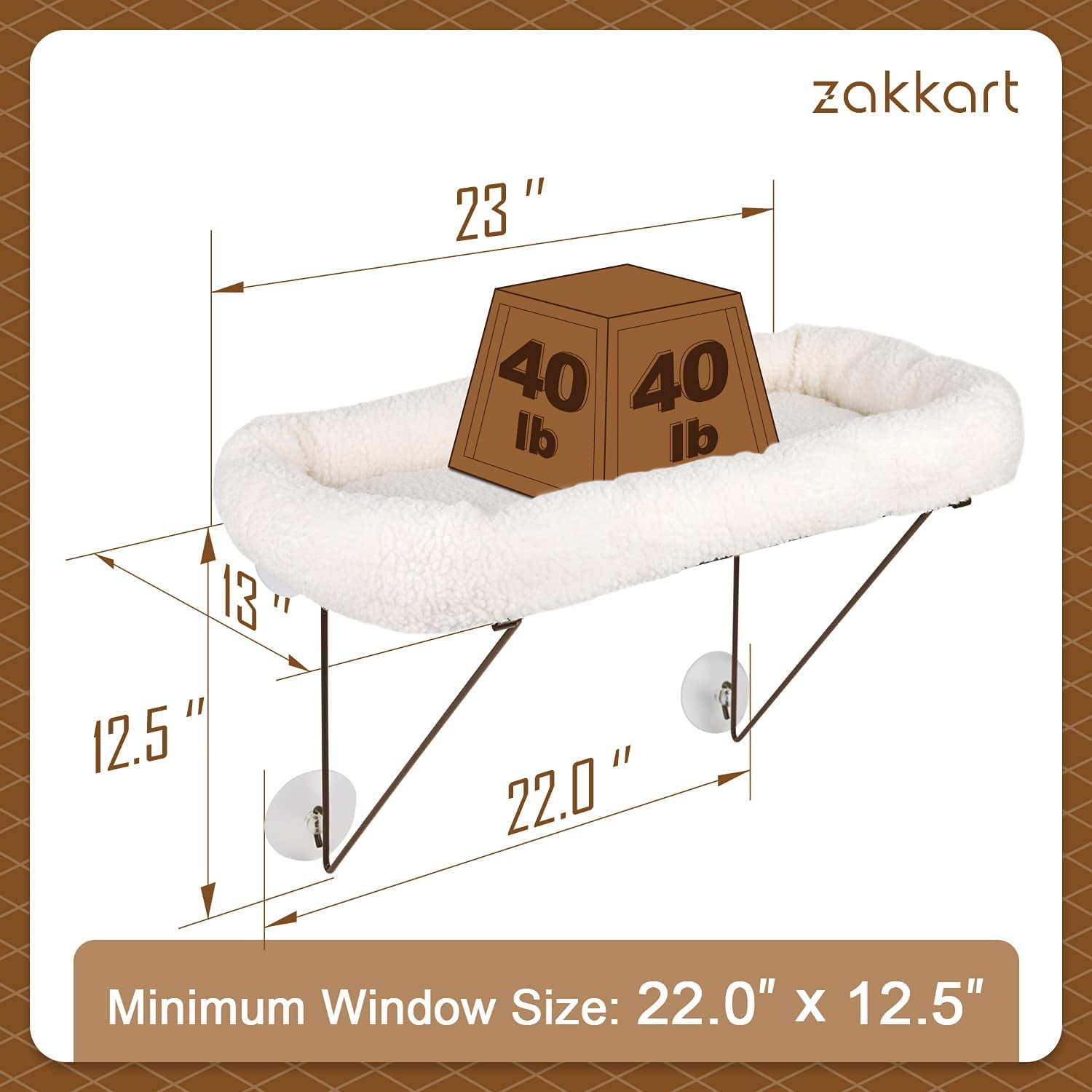 Zakkart  Window Perch and 2-Pack  Scratching Board Bundle - Sturdy Iron Frame with Washable Bed for Large Cats