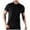 Black, variant on Jalioing Men's Workout Tops Short Sleeve Collared Zipper Basic Shirts Casual Stretchy Athletic Golf Shirt