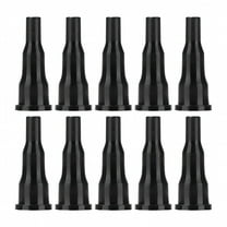 HIBIBUD 10Pcs Butane Nozzle Adapter Universal Converter for Cigarette Lighter Camping Kitchen Utensils (Black)