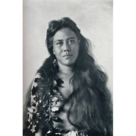 Hula Dancers - A Hula dancer, Honolulu, Hawaii, 1902 Print Wall Art