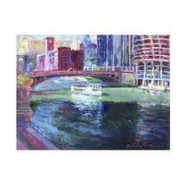 Trademark Fine Art Richard Wallich Chicago 2 Canvas Wall Art - 18x24