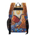 thumbnail image 3 of Ttyddzy Clear Backpack Heavy Duty PVC Transparent Backpack for College Workplace, Mosaic Toucan, 3 of 8