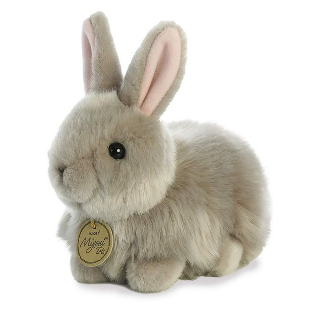 Aurora Miyoni Tots - 7.5" Angora Bunny Grey - Walmart.com - Walmart.com