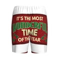 thumbnail image 2 of Lsque It's The Most Wonderful Time Of The Year Mens Sleep Pajama Shorts,Short Pajama Pants, Cotton Ultra-Soft Knit-4X-Large, 2 of 9