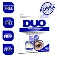 thumbnail image 6 of DUO Quick-Set Strip Lash Adhesive - White/Clear, Latex-Free, Water-Resistant, Long-Lasting, Lash Glue, 0.18 oz, 6 of 7
