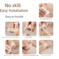 thumbnail image 2 of Almohadilla para patas de silla, silenciosa, resistente al desgaste, antideslizante, para mesa y silla, funda protectora para patas de sofá, taburete, antiruido y adherible, 2 of 3