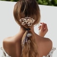 thumbnail image 4 of Milisten Floral Rhinestone Hairpin Con Antideslizante Para Uso Diario Y Bodas, 4 of 7
