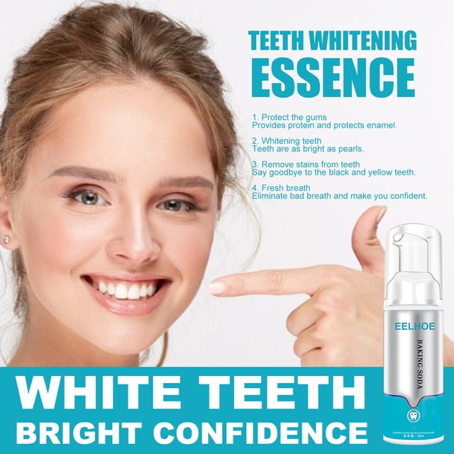 Fiudx España Blanqueadora Dental, Pasta Dental Limpieza Profunda con Bicarbonato de Sodio, Gel Natural para Una Sonrisa Radiante, Elimina Manchas con El Cepillado Diario, para Todas Las Edades y Géne