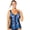Multi Rain, variant on Women's Chlorine Resistant Sweetheart Zip Front Tankini Top