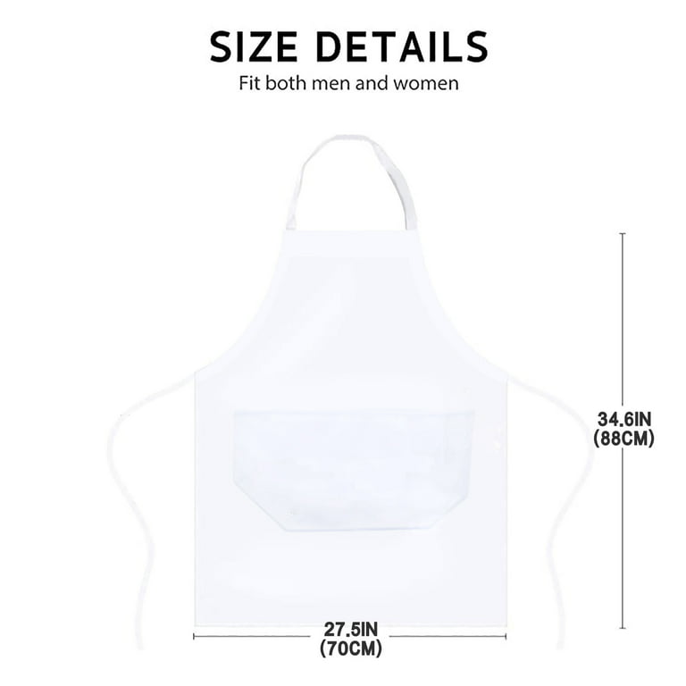 shpwfbe kitchen gadgets aprons for women with pockets white apron inches 35  apron kitchen (65x75cm) 28 cotton by inches kitchen