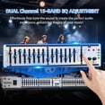 thumbnail image 3 of Ecualizador estéreo MICNAUX EQ215S de 15 bandas para sistema de audio doméstico, 3 of 9